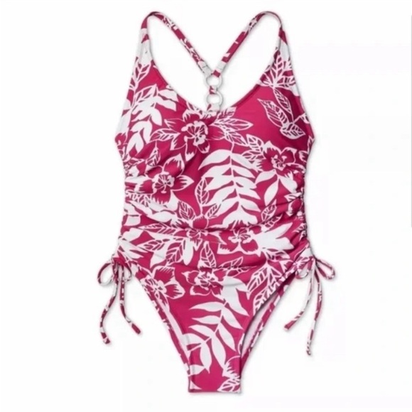 Kona Sol tropical one piece swimsuit size large - Picture 1 of 8